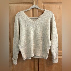 William Rast Off-White Knit Sweater Sz XS